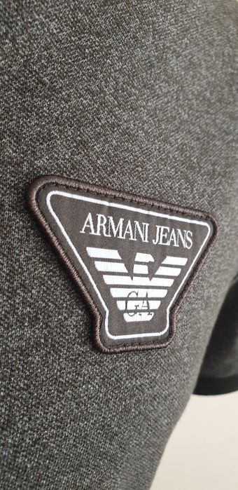Armani Jeans AJ Pique Stretch Cotton  S / НОВО! ОРИГИНАЛ Мъжка Тениска