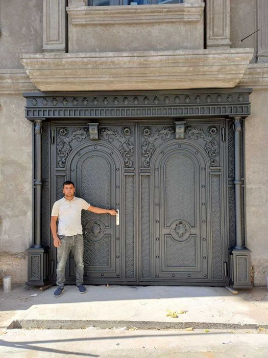 Temir darvoza, Naves, Навесы, Решетка, Металлические Железные Ворота