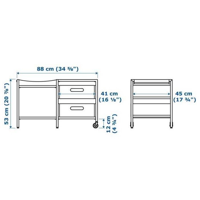 NOU! Banca cu depozitare / masuta de cafea IKEA Veberöd