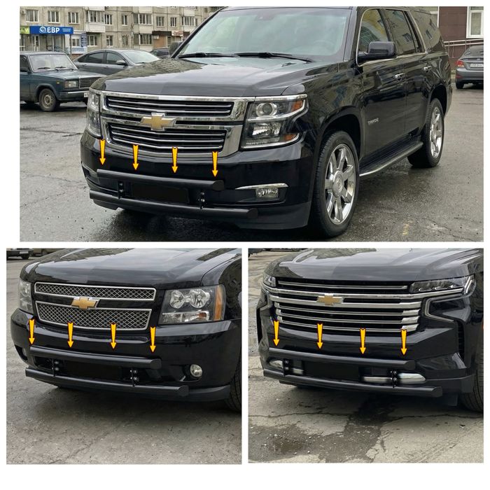 Защита бампера на Chevrolet Tahoe все поколения