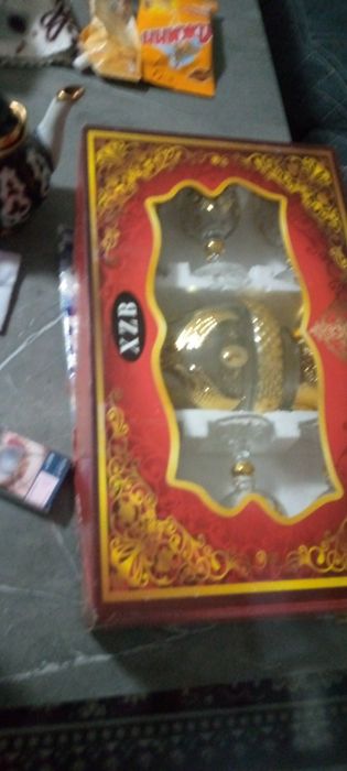 Набор стеклянное посуды .7штук.новые