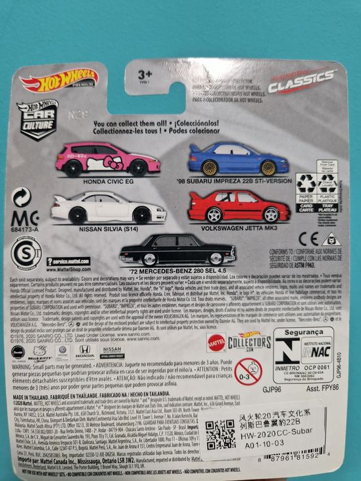 Hot wheels Subaru Impreza 22B STi-VERSION