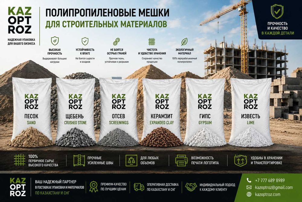 ПП мешки для комбикорма