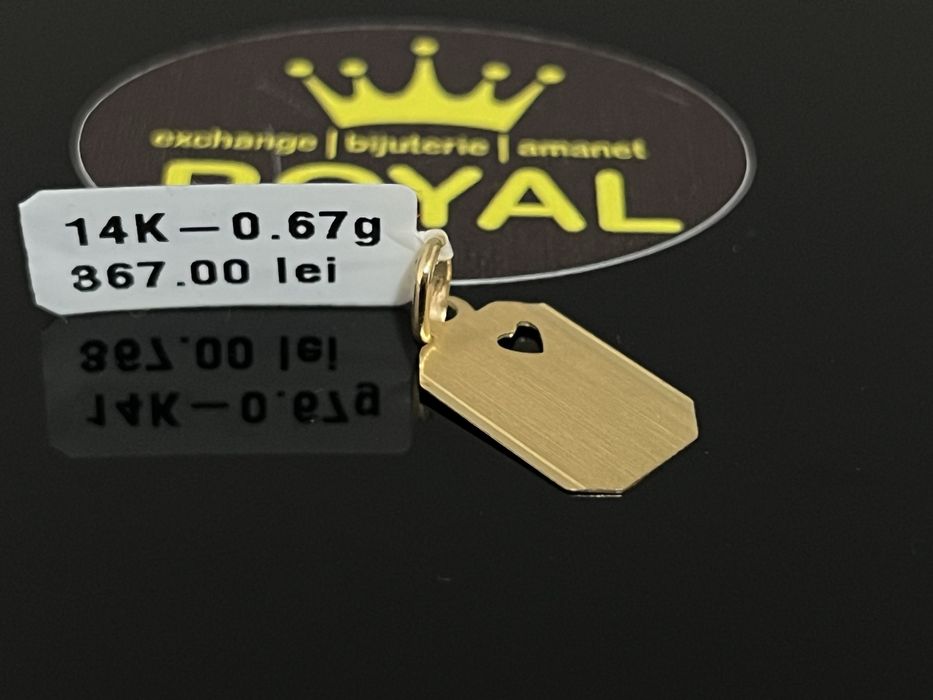 Bijuteria Royal CB : Pandant aur 14K  0,67 grame