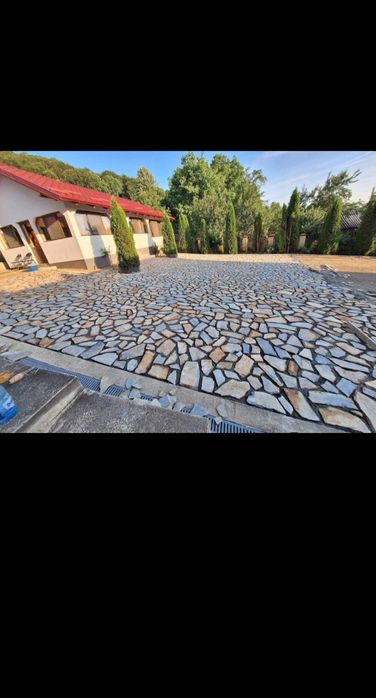 Piatră de pavat și montaj