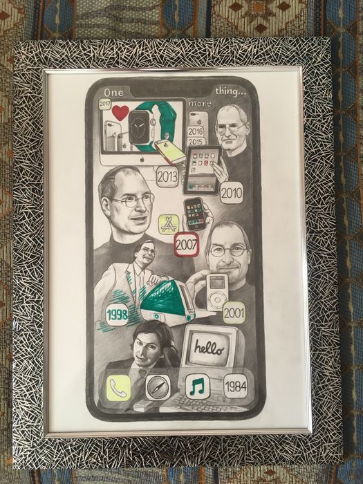 Продам картину эскиз рисунок история «Apple”
