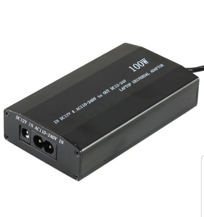 Incarcator universal laptop 100W-120W priza si auto cu 8 conectori