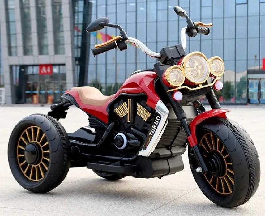 Акумулаторен MOTOR ТУРБО 12V батерия,MP3 плейър,с меки гуми
