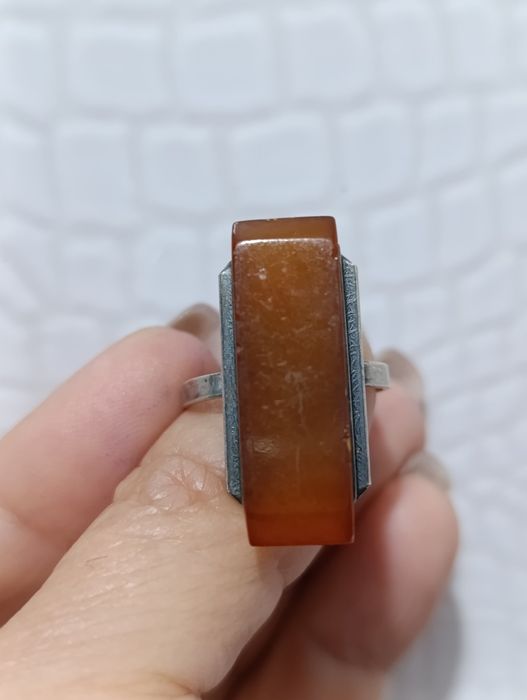 Кольца с янтарем