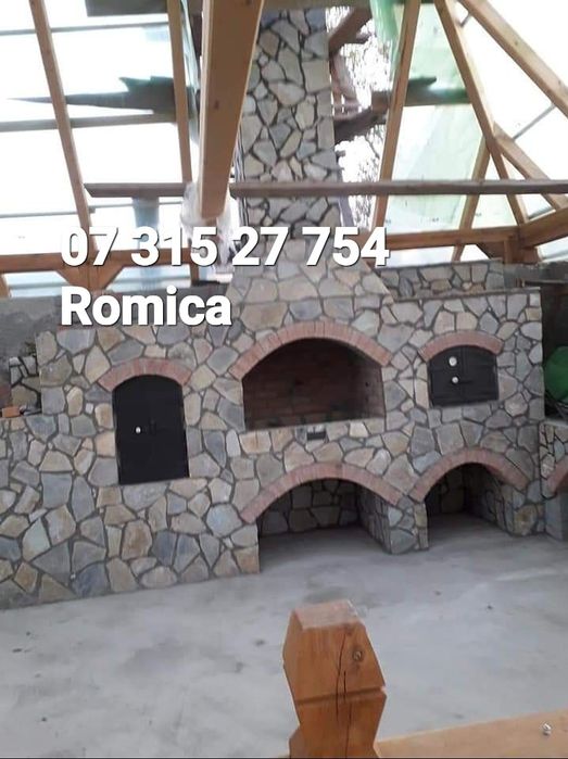 Grătare rustice din cărămidă aparentă