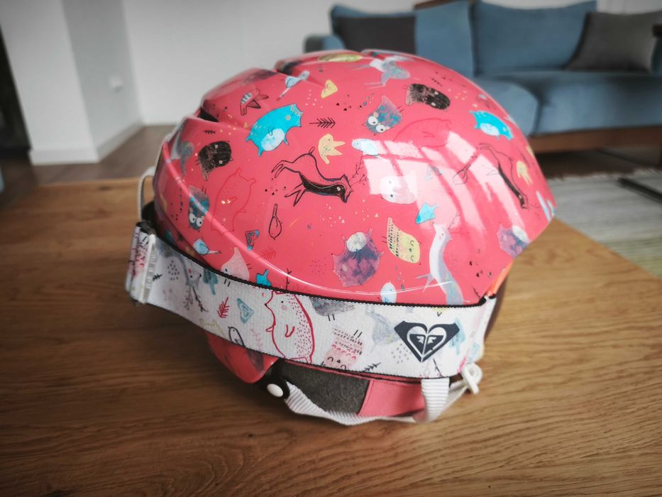 Детска ски каска ROXY + ски очила 54см (5–8г) комплект