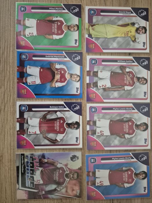 Topps Premier League 25/26 - базови, инсърти и паралели на отборите