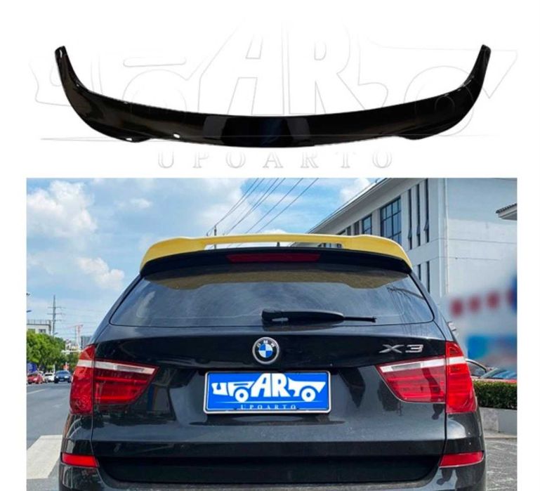 Eleron Luneta Lip Portbagaj Spoiler M pentru BMW X3 F25, Negru Lucios