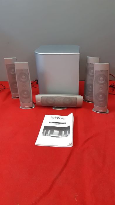Sistem 5.1 Infinity Oreus Sateliți Aluminiu