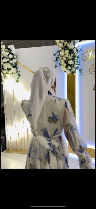 Длинное праздничное платье