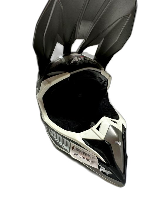 AIROH BARTON XS White Casca Enduro Off-Road 8029243299448