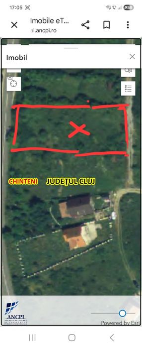 Teren  intravilan  Chinteni  CF 73418 1