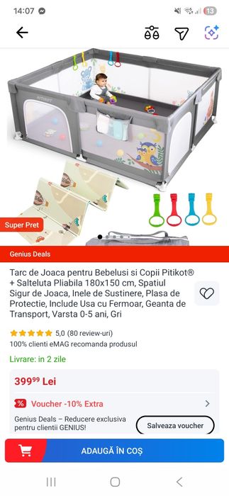 Țarc joaca copii