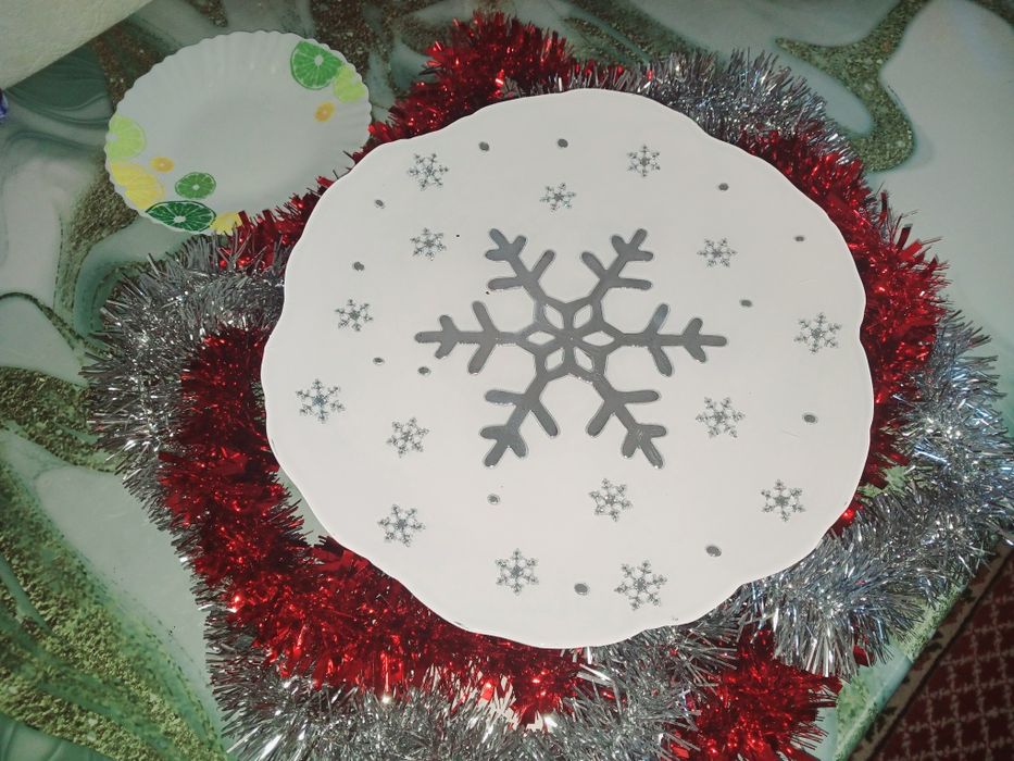 Большой ляган блюдо (диаметр 33 см)