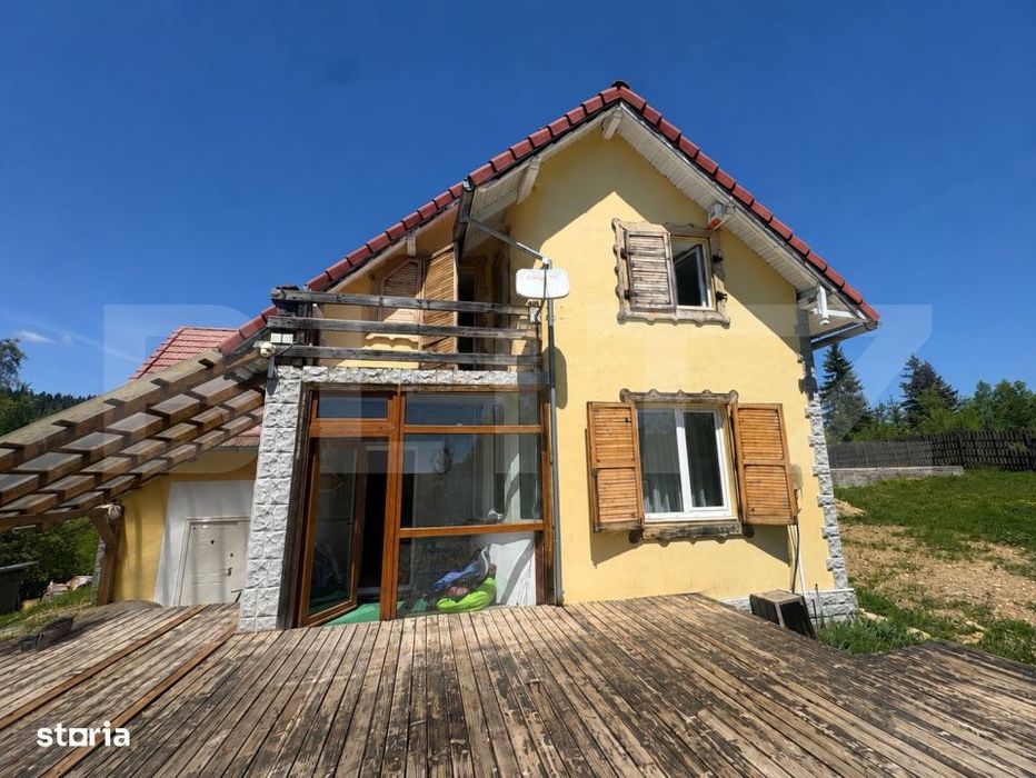 Cabana deosebita in Muntele Baisorii | 220 mp utili | 2717mp teren | 5