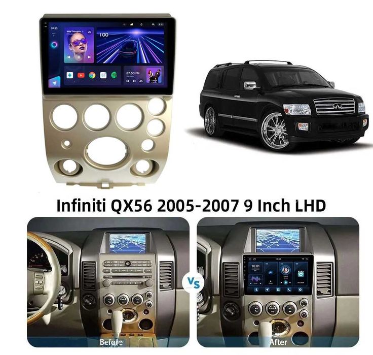 Infiniti QX56 2004/2010 9" андроид навигация / само по поръчка /, 9869