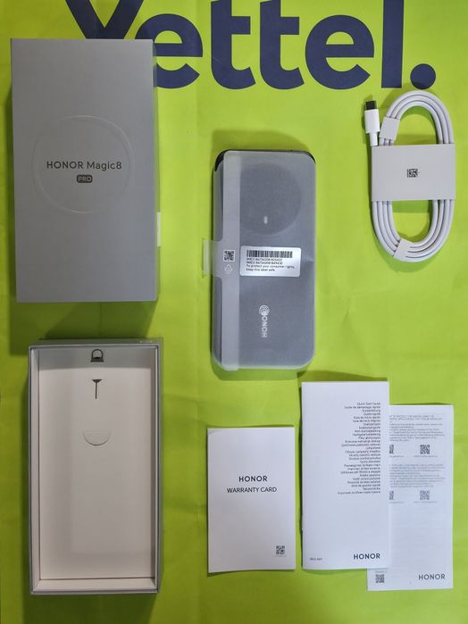 КАТО НОВ 512GB Honor Magic 8 Pro Yettel Гаранция 3г. 2029 Black Черен