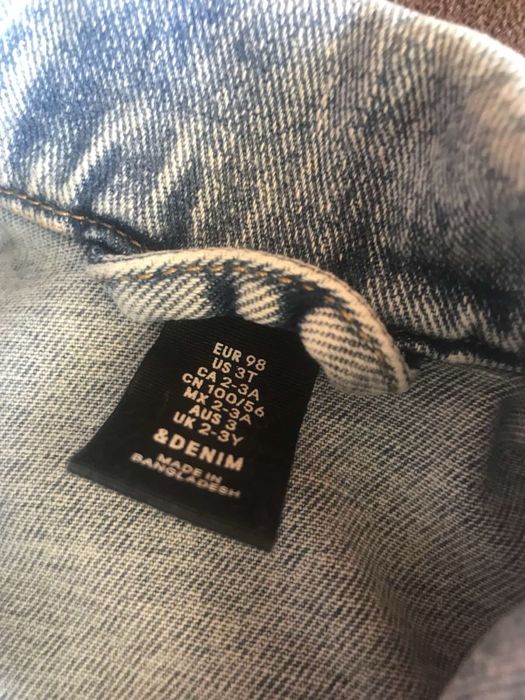 Дънково яке H&M 2-3 години