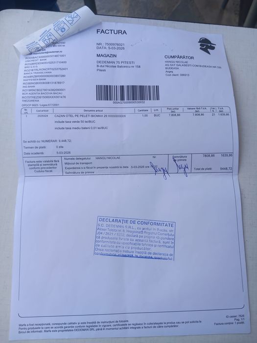 Centrala peleti Ferolli Biomax 29 NOUA