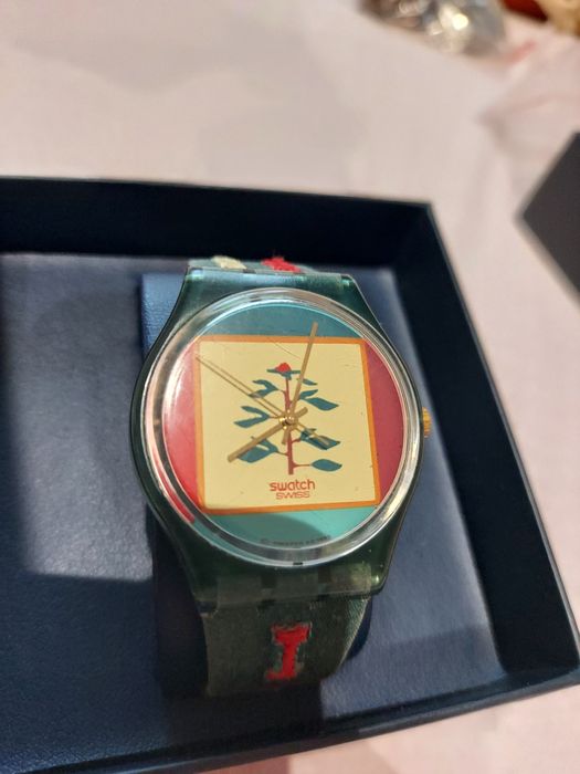 Vintage 1994 swach swiss quartz poncho GM 122,stare foarte buna