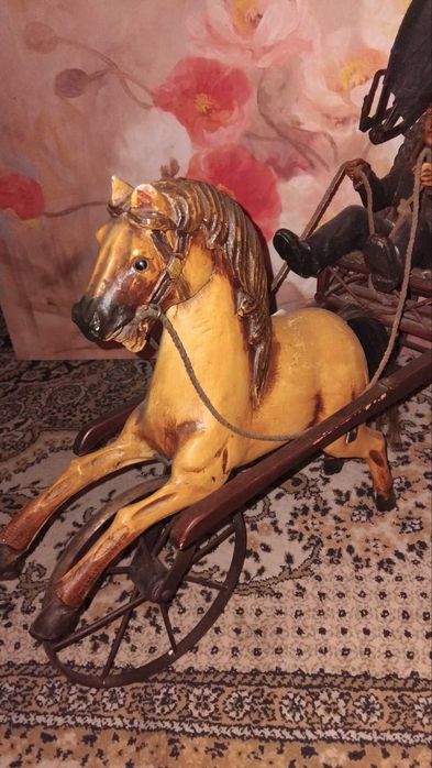 Декоративна метална каляска