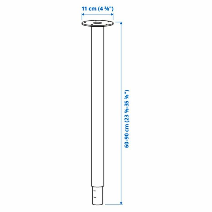 Picioare reglabile pentru masa Ikea