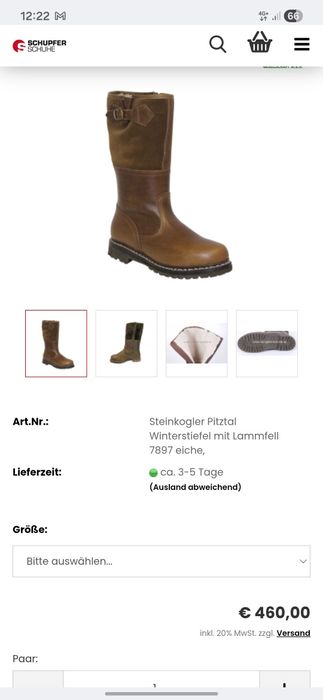 Cizme îmblanite Steinkogler