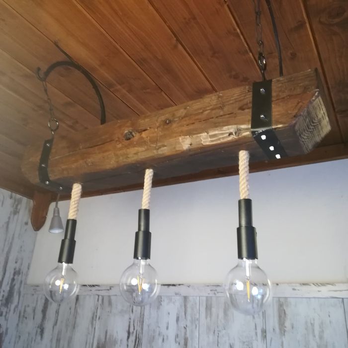 Изработвам полилеи от дърво и лампи стил: битов, арт, винтидж, рустик.