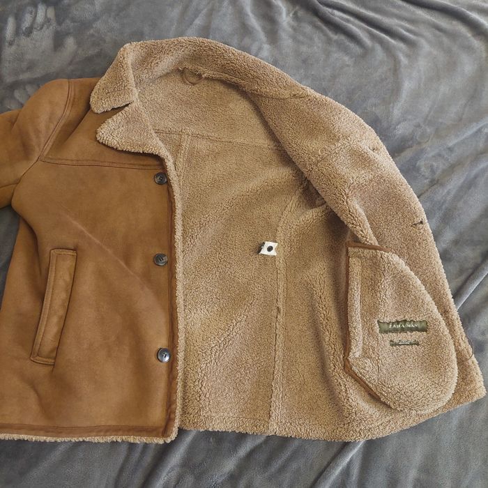 Яке ZARA кожа велур