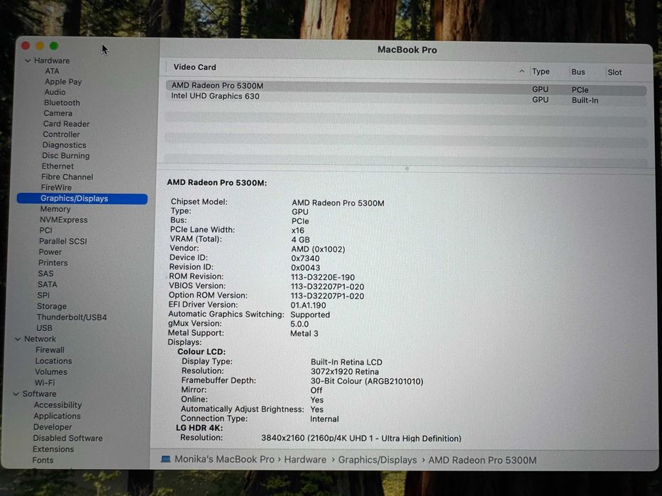 MacBook Pro 16” 2019 | i7 | 32GB RAM | 512GB SSD | Radeon Pro