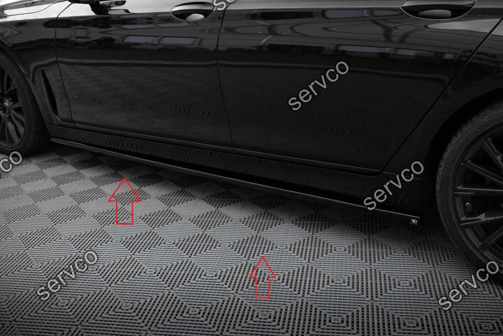 Pachet Set Splitter Exterior Lip Prelungiri Body kit tuning Bmw Seria 7 G11 Facelift 2019-2022 v16 - Maxton Design