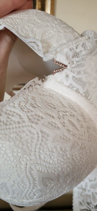 Sutien push up alb dantela 80C