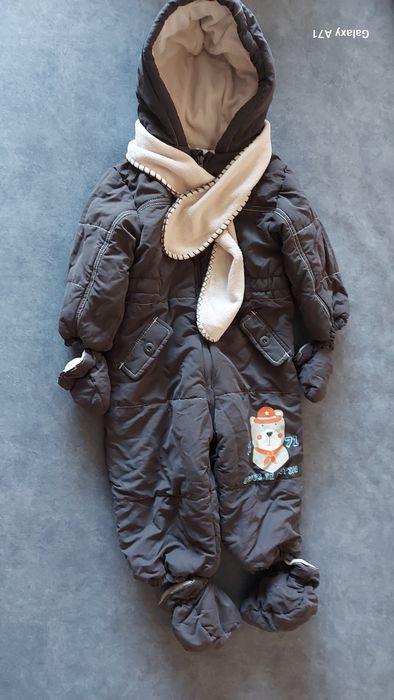 Combinezon/ salopeta/ overall bebe iarnă C&A