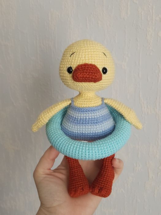 Плетена играчка пате