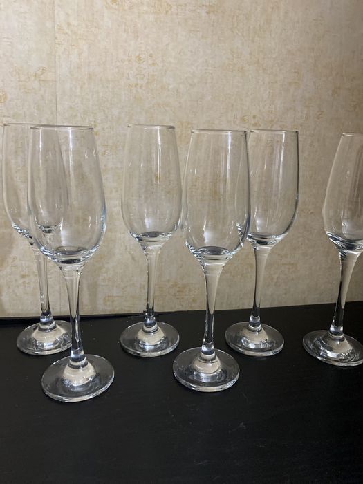 Фужеры, стаканы под сок