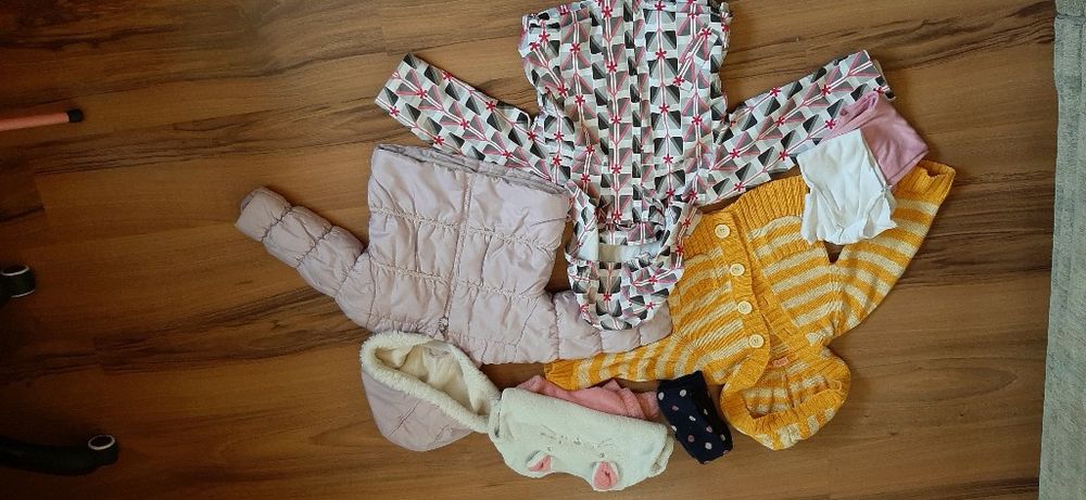 Зимно,есенно яке, жилетка, пижама+подарък,размер 92-98 за 30лв