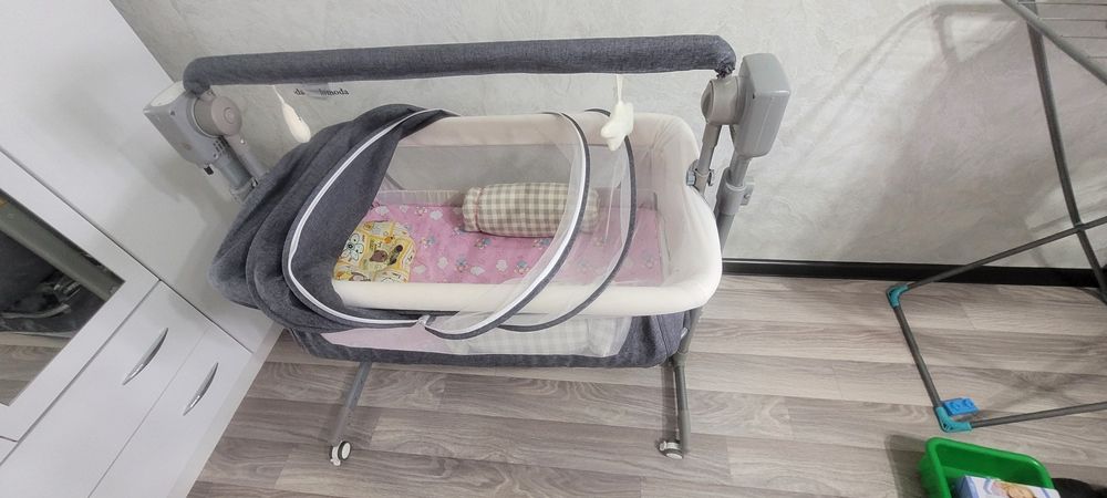 Манеж кровать электрокачалка