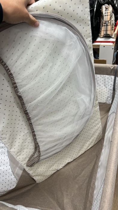 детский манеж Teknum,б/у бежевый