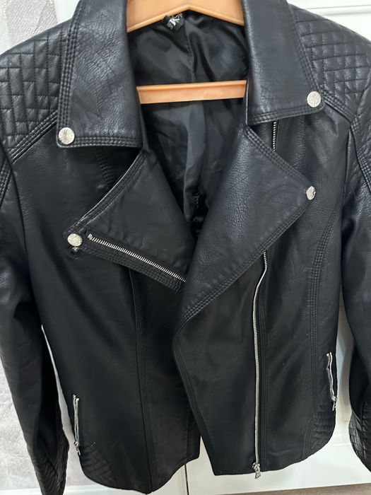 Кожанный куртка