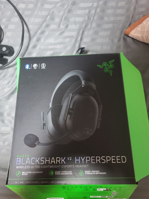 Razer BlackShark v2 Hyperspeed(defect descriere)
