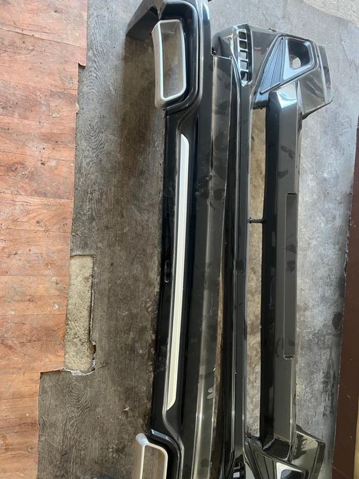 Накладка на перед и зад бампер на прадо 150