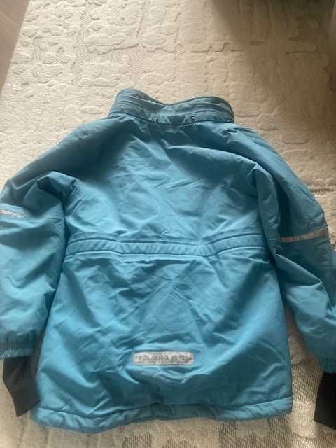 Детско ски зимно яке размер 140 цвят син - Polarn O. Pyret