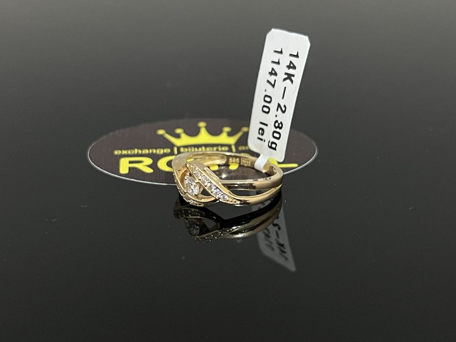 Bijuteria Royal CB : Inel dama aur nou 14k 2,30gr