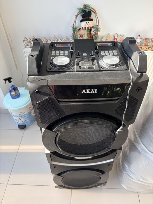Vand ultra Impecabila Boxa activa Akai DJ-S5H, Bluetooth, 400W, Negru