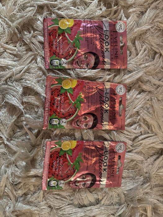 Mască facială bio purifiantă Eveline Look Delicious – pepene & lămâie